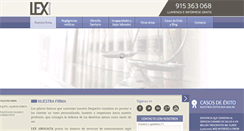 Desktop Screenshot of lexabogacia.com