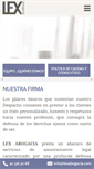 Mobile Screenshot of lexabogacia.com